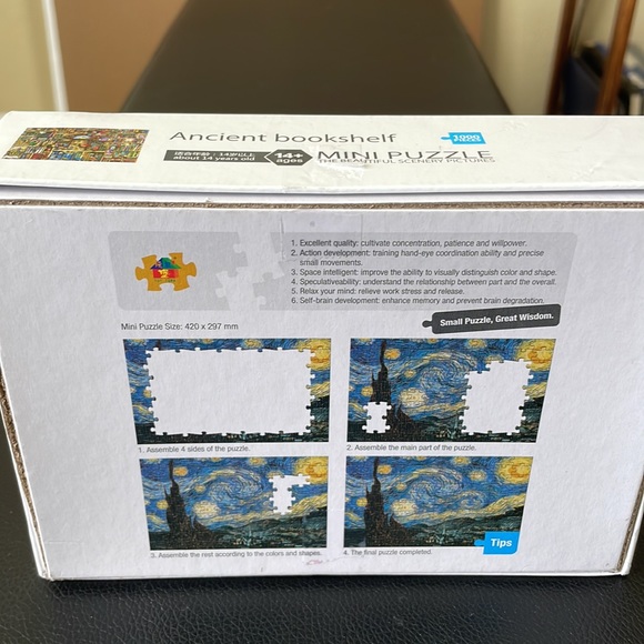 1,000 Piece Mini Puzzle “Ancient bookshelf” - Picture 10 of 10